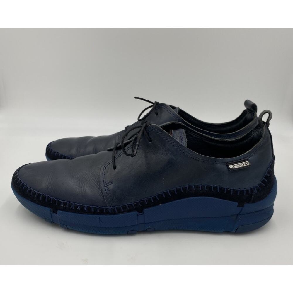 PIKOLINOS M1H-6209 Blue Leather Oxford Sneaker Shoes Navy Comfort Casual Sz 42 9